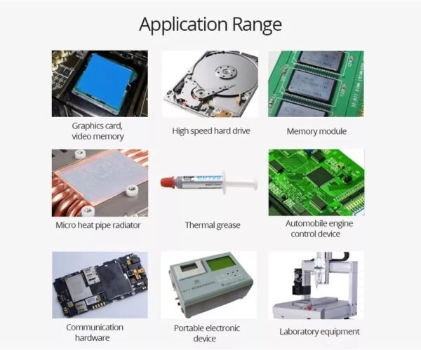 Pâte thermique graisse GD900 1g, pour refroidissement Processeur CPU, dissipateur chaleur, ventilateur ordinateur – Image 3