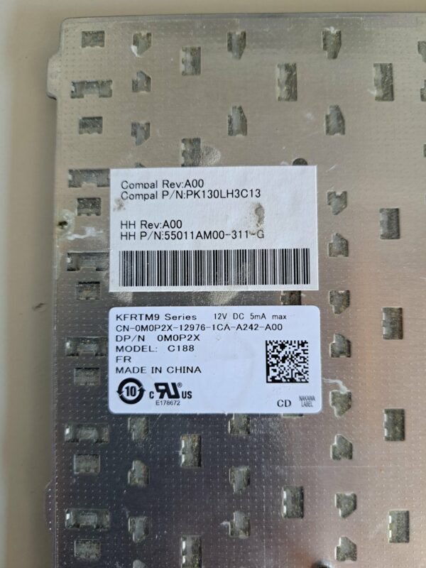 PK130LH3C13 Clavier Français pour Dell P15L – Image 3