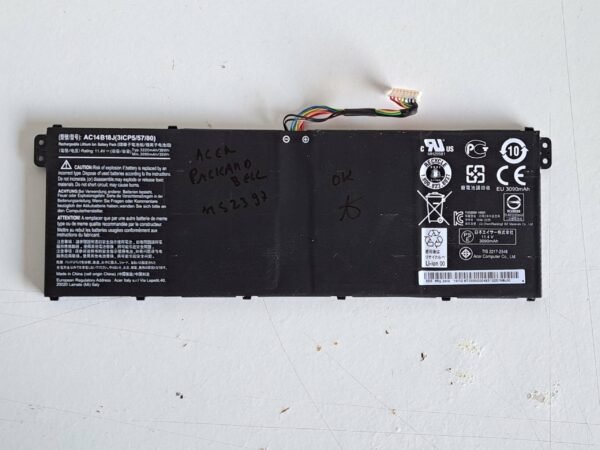 AC14B18J (3ICP5/57/80) Batterie Packard bell MS2397