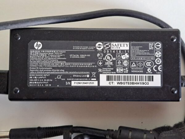 Chargeur HP/Compaq 18.5V 6.5A 120W – Image 2