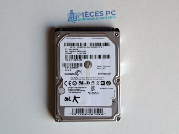 Disque dur 1TB Seagate 2.5" SATA 6.0Gb/s