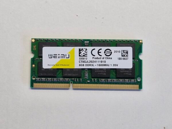 RAM DDR3L 8GB 1600MHZ PC3L-12800 1.35v