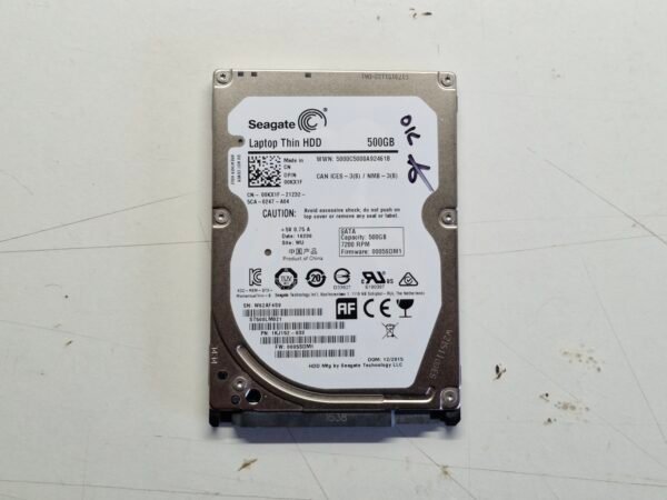 Disque dur HDD 500go 2.5" Seagate Laptop Thin