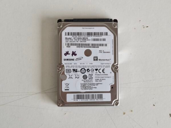 Disque dur 1TB 2.5" Samsung Momentus