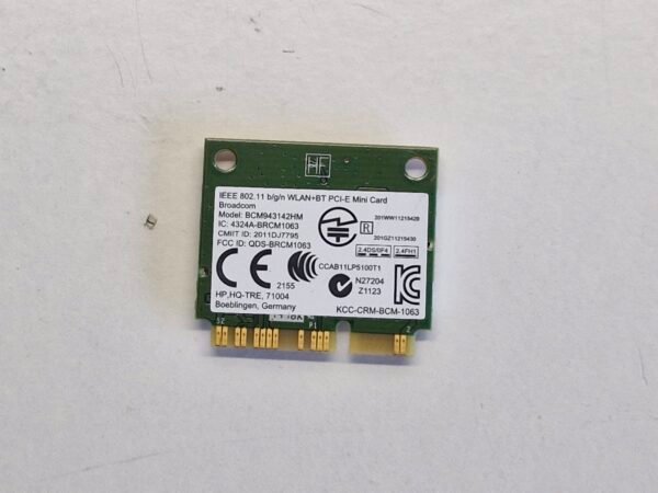 Carte Wi-Fi Broadcom BCM943142HM - Mini PCIe (Wi-Fi + Bluetooth) pour PC portable – Image 2