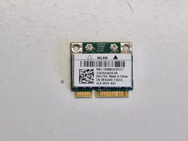 Carte Wi-Fi Dell DW1704 - Mini PCIe (Wi-Fi + Bluetooth) pour PC portable