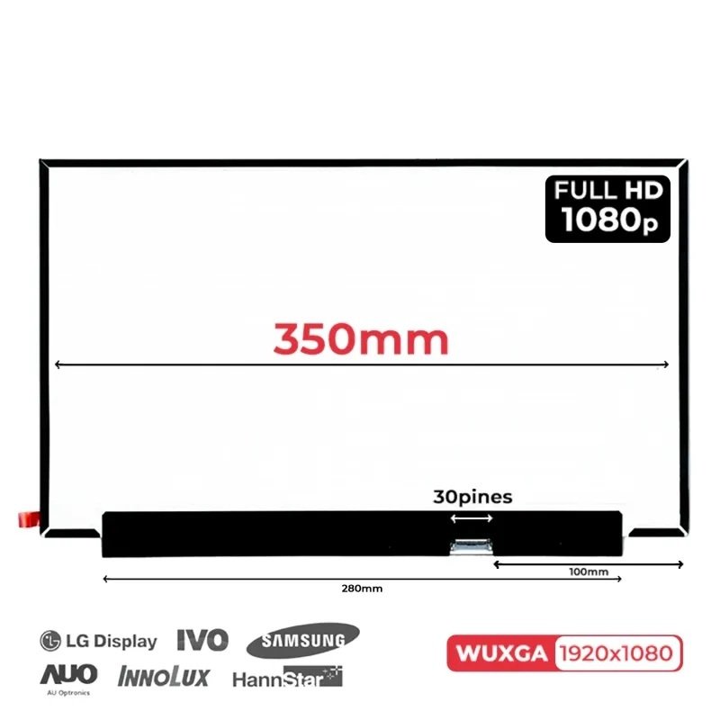 N156HGA-EA3 Dalle Écran PC Portable 15,6" Full HD LCD LED eDP 30 Pins