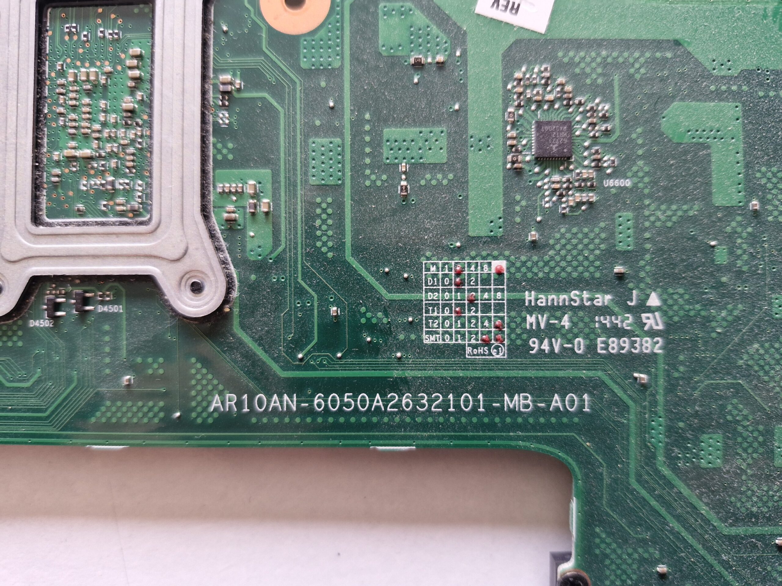 Carte Mère Toshiba Satellite C70D-B-318 | AMD E1-6010 + Radeon R5 | AR10AN-6050A2632101-MB-A01 - | PiecesPC.fr Carte Mère Toshiba Satellite C70D-B-318 | AMD E1-6010 + Radeon R5 | AR10AN-6050A2632101-MB-A01 – Image 3