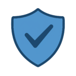 Illustration d’un bouclier avec validation symbolisant une garantie fiable pour composants PC chez PiècesPC.fr