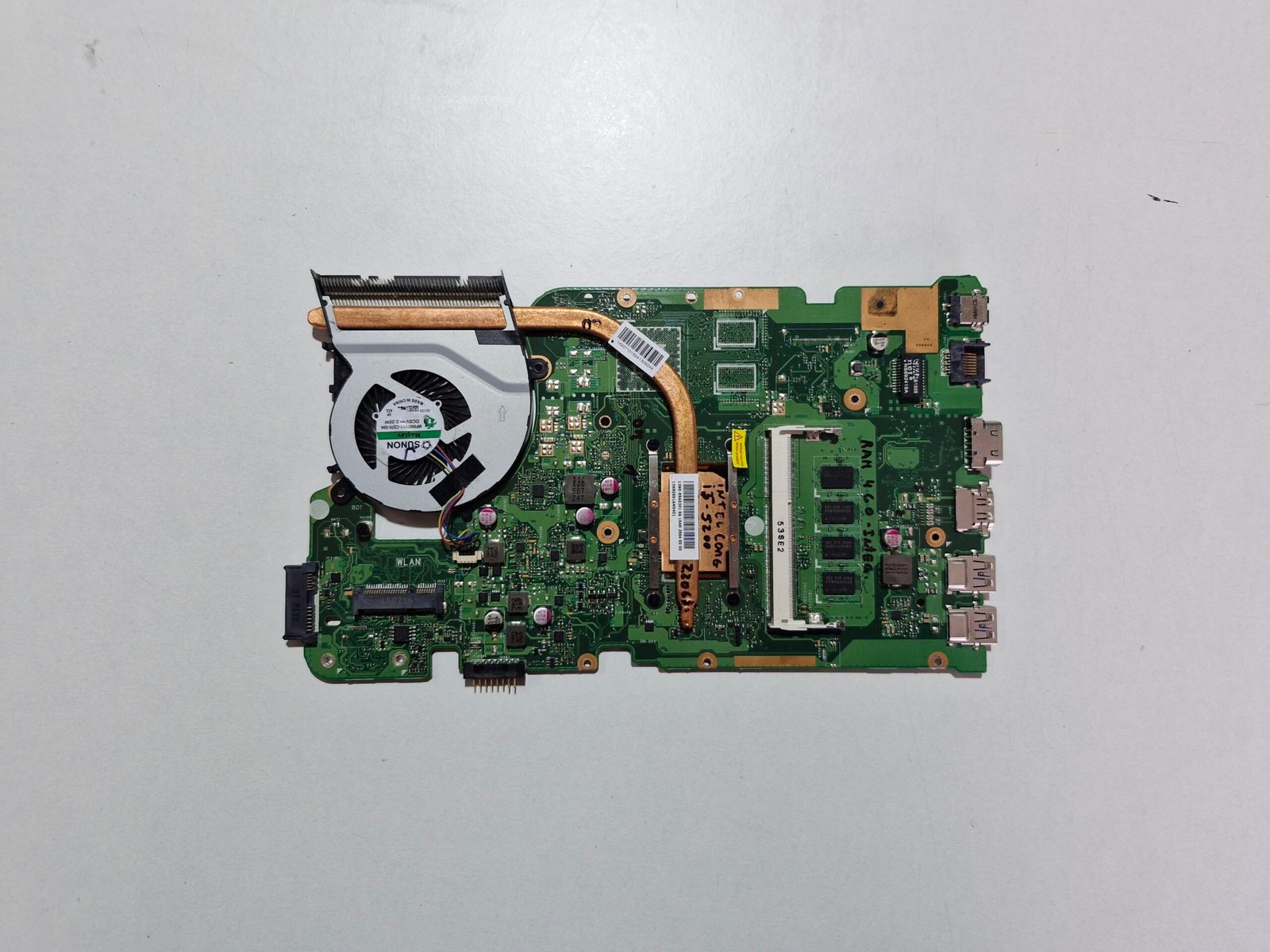 Carte Mère ASUS X554L / X554LA / X554LD – i5-5200U – 4Go DDR3 – Avec Ventilateur