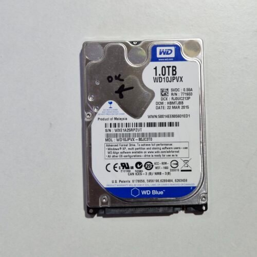 Disque Dur HDD Western Digital WD Blue WD10JPVX 1TB 2.5″ SATA - PiecesPC.fr