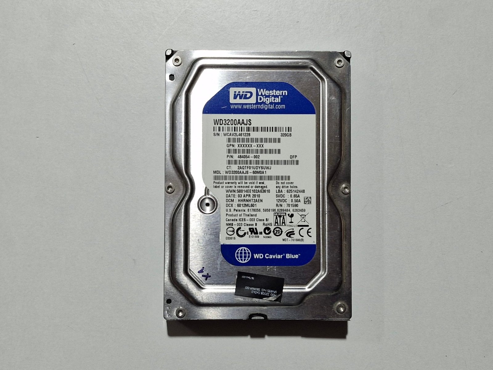 WD Caviar Blue 320GB 3.5" SATA – WD3200AAJS