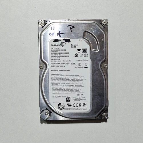 Seagate Barracuda 500GB 3.5” SATA 7200RPM - PiecesPC.fr