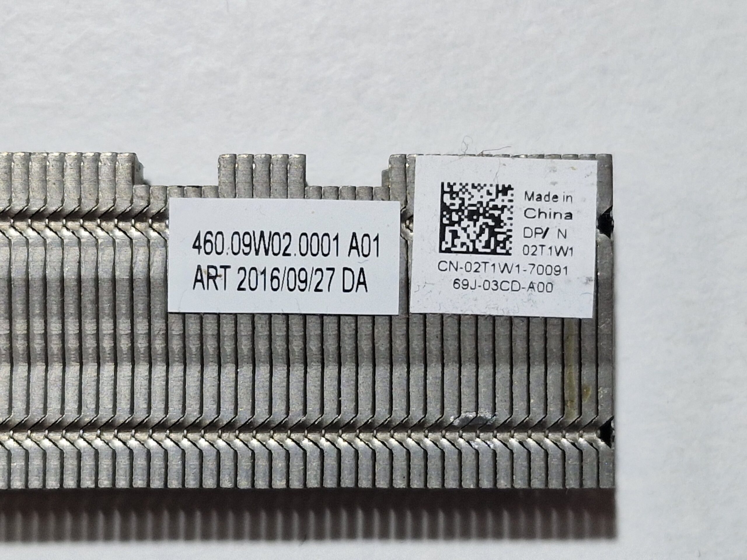 Dell Vostro 15 – Dissipateur thermique + Heatpipe CPU – Image 2