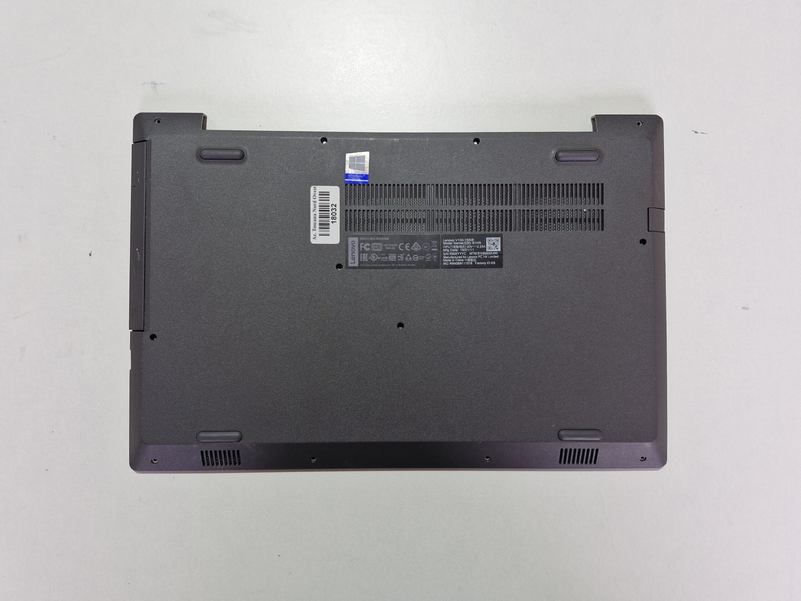 Coque Inférieure Lenovo V130-15IKB – Capot Bas