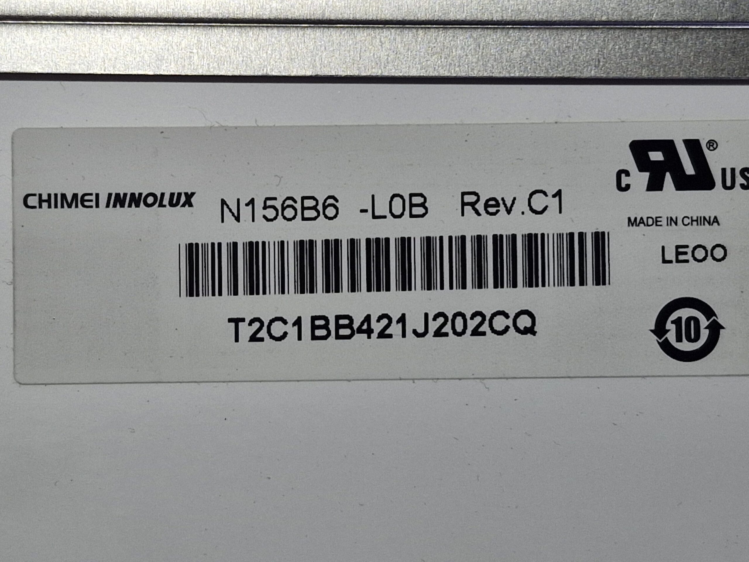 Écran LCD 15.6” CHIMEI INNOLUX N156B6-L0B Rev.C1 – 40 Pins Bas Gauche Brillant – Image 2