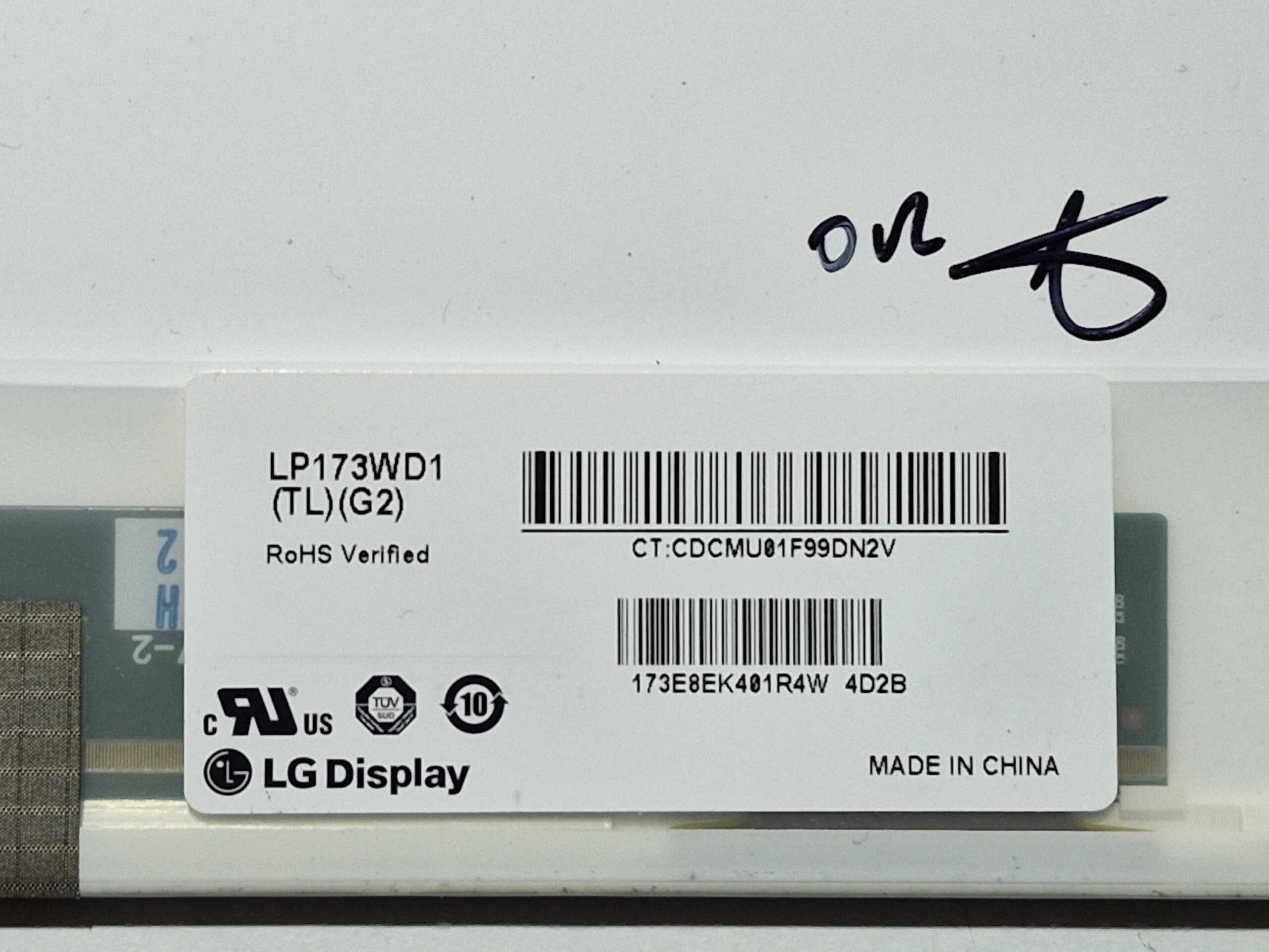 Écran LCD 17.3” LG Display LP173WD1 (TL)(G2) – Image 2