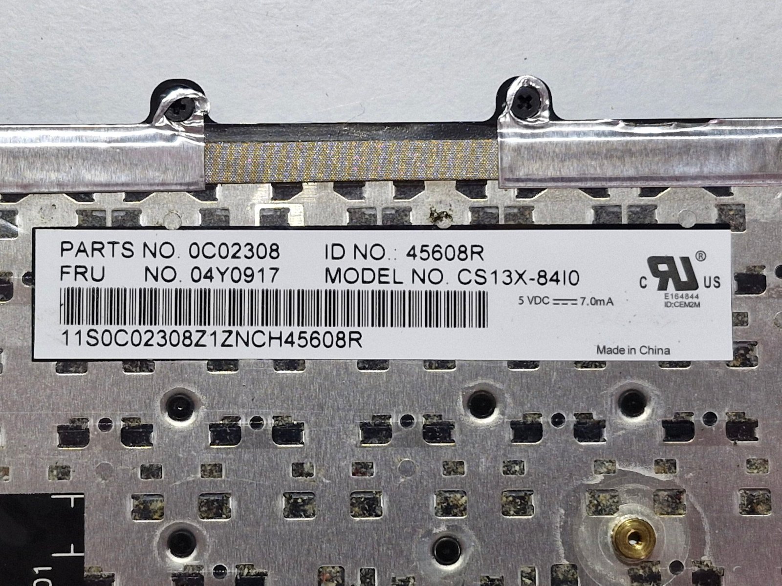 Lenovo ThinkPad X240 – Clavier QWERTY avec TrackPoint (FRU 04Y0917) – Image 3