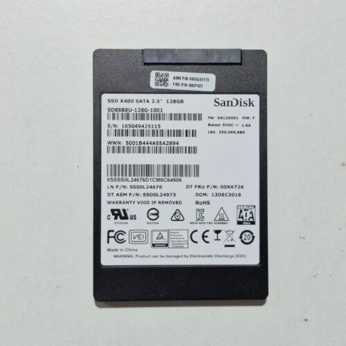 SSD 2.5" SanDisk X400 128GB – SATA 6Gb/s