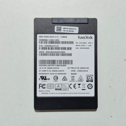 SSD 2.5″ SanDisk X400 128GB – SATA 6Gb/s - PiecesPC.fr