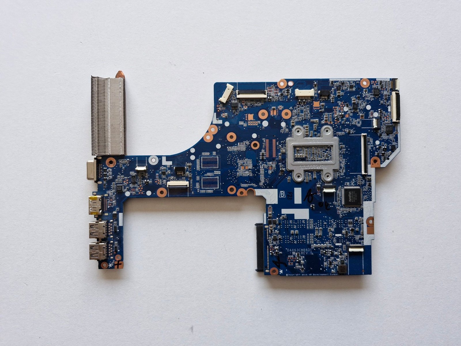 Carte mère HP ProBook 450 G3 i5-6200U – DAX63CMB6D1 Rev.D avec dissipateur – Image 2