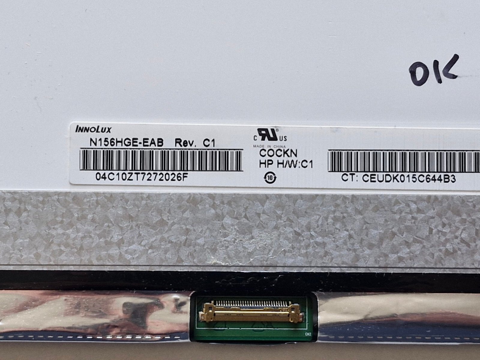 Écran LCD 15.6" Full HD Innolux N156HGE-EAB Rev.C1 – 30 pins Slim – Image 2