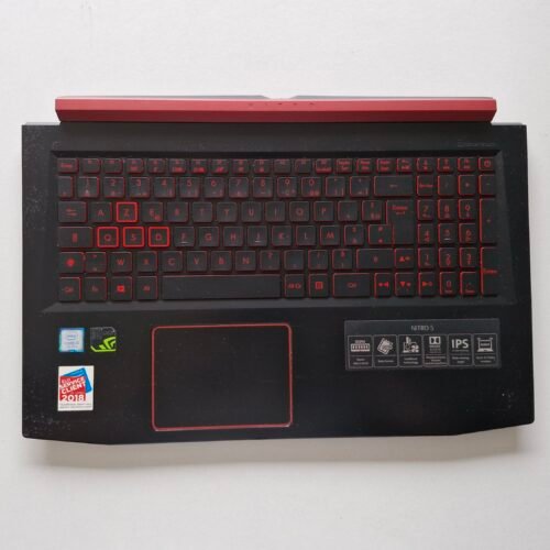 Top Case + Clavier AZERTY Acer Nitro 5 AN515-51 (Palmrest complet)