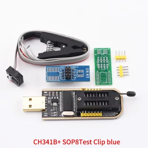Neuf - Programmateur USB CH341A + Clip SOP8 – SPI Flash BIOS EEPROM