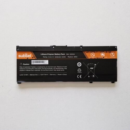 Batterie Subtel SR04 HP OMEN 15-CE027NF (TPN-Q194)