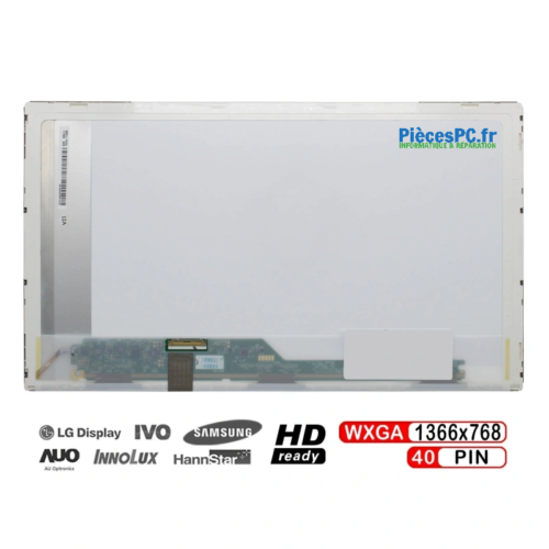 Écran LCD 15.6” Acer Aspire 5738 / 5338 – HD 40 pins