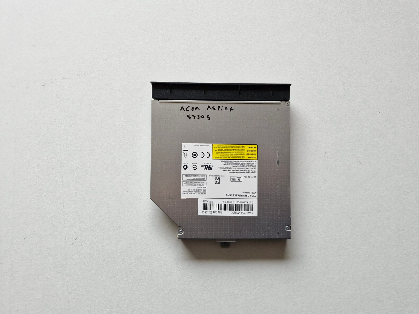 Lecteur Graveur DVD SATA Acer Aspire 5750G - PiecesPC.fr