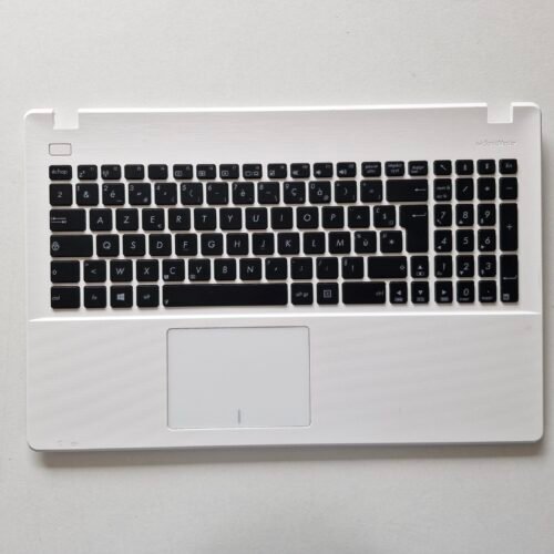 Palmrest + Clavier AZERTY ASUS X551C Blanc avec Touchpad - PiecesPC.fr
