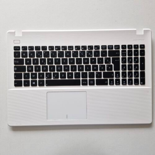 Palmrest + Clavier AZERTY ASUS X551C Blanc avec Touchpad - PiecesPC.fr