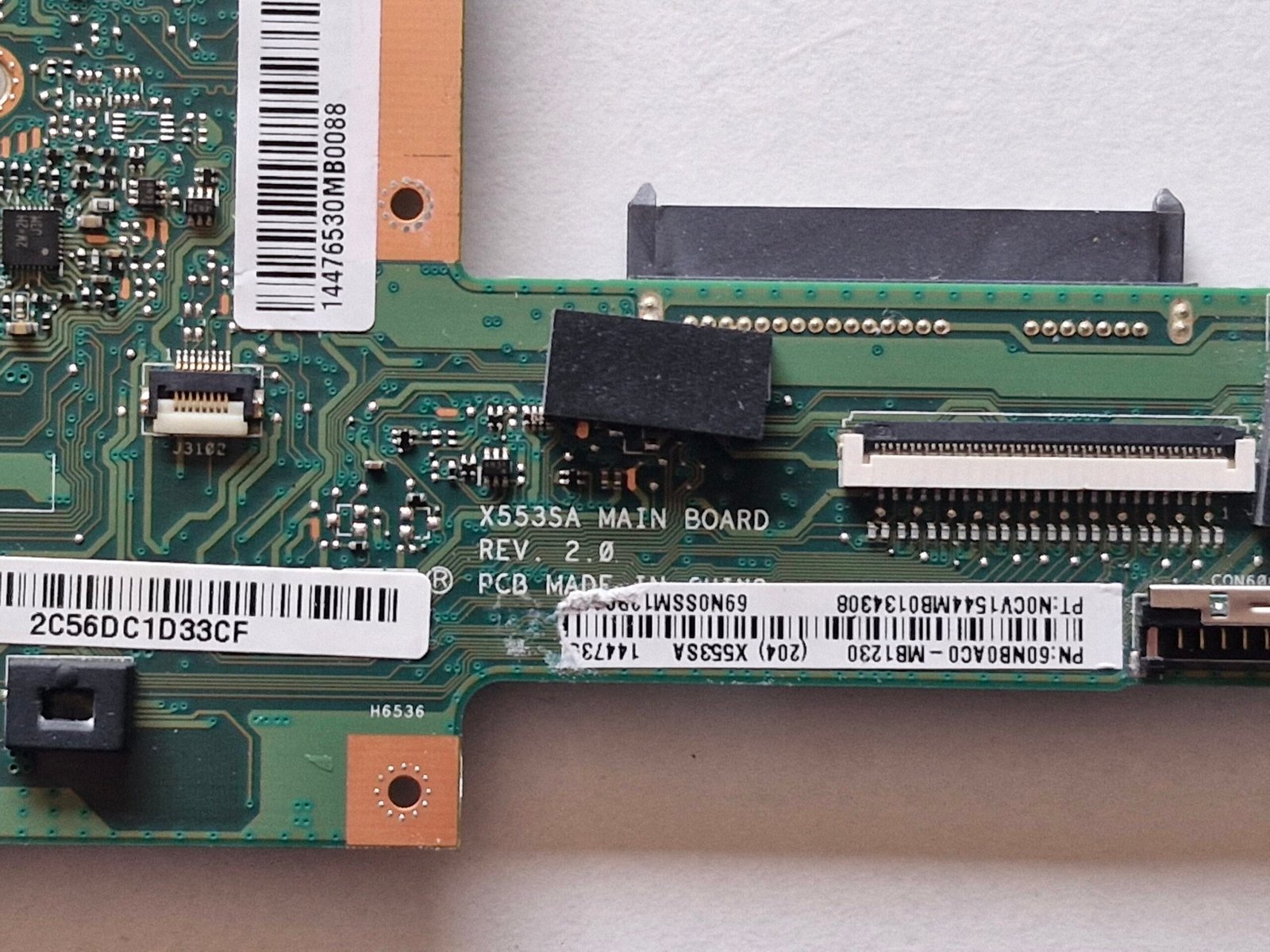 Carte Mère ASUS F553S X553SA Intel Celeron N3050 Rev 2.0 - PiecesPC.fr