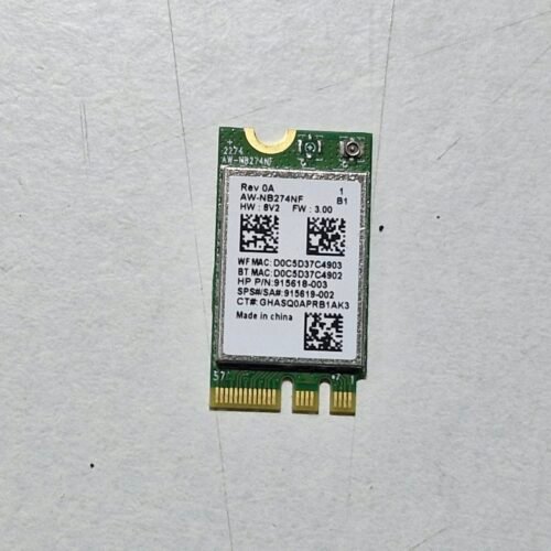 Carte WiFi + Bluetooth HP Realtek RTL8723DE AW-NB274NF