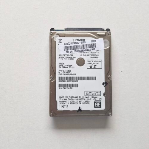 Disque Dur HDD Hitachi Travelstar 500GB SATA 2.5" – HTS547550A9E384
