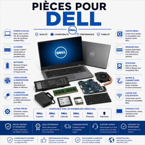 Pièces pour Dell