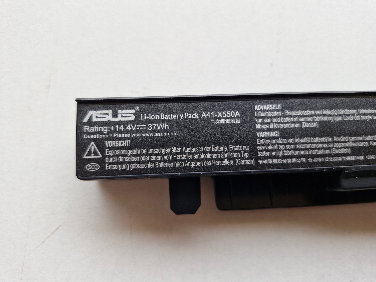 Batterie Originale ASUS A41-X550A – 14.4V 37Wh – X550 X550A X552M – Image 3