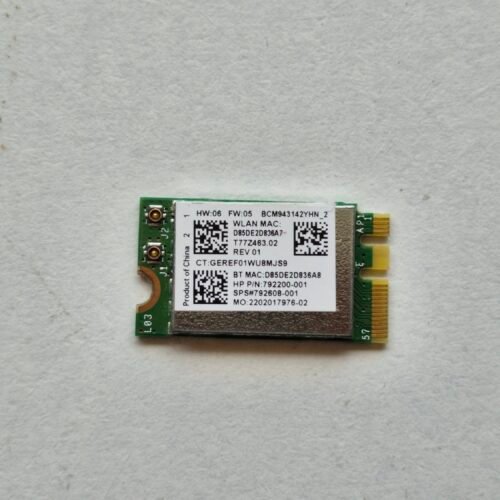 Carte WiFi WLAN + Bluetooth HP BCM943142YHN – SPS 792608-005 / 792200-001