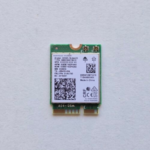 Carte WiFi Intel 9462NGW – Wireless-AC + Bluetooth – M.2 – FRU 01AX795