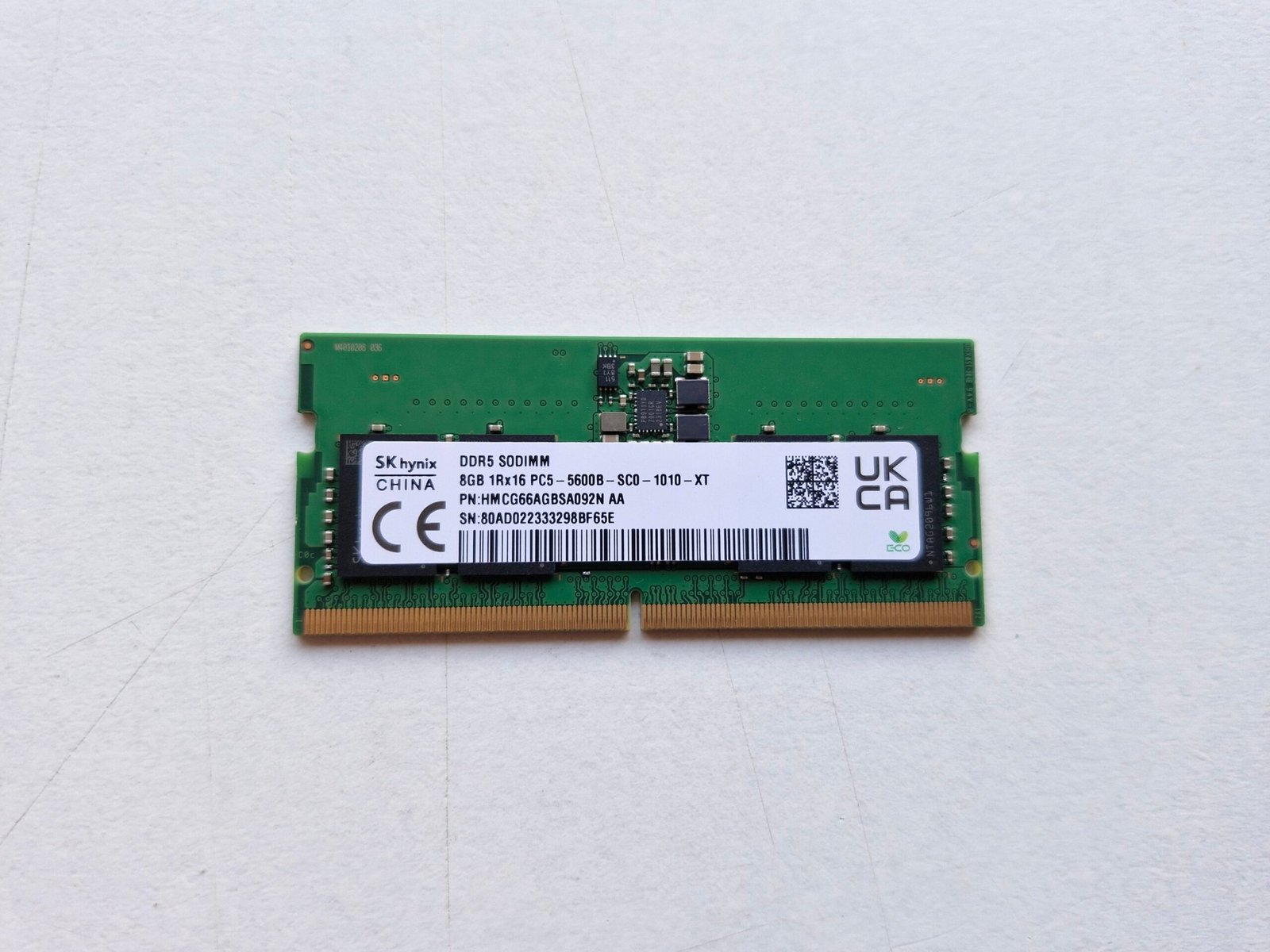 RAM 8Go DDR5 5600MHz SO-DIMM PC5-5600B