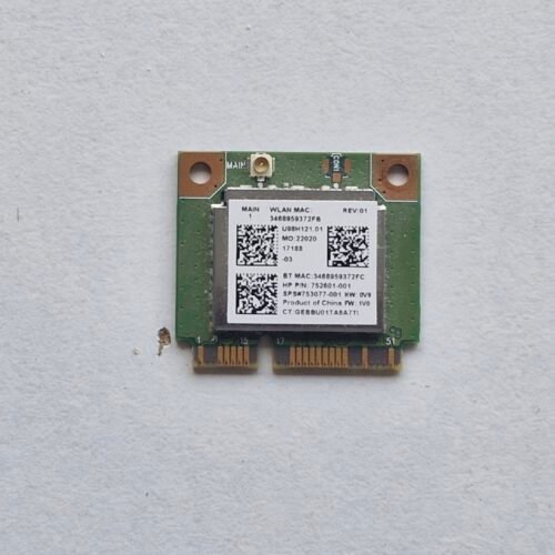 Carte WiFi Bluetooth Realtek RTL8723BE HP 752601-001 SPS 753077-001