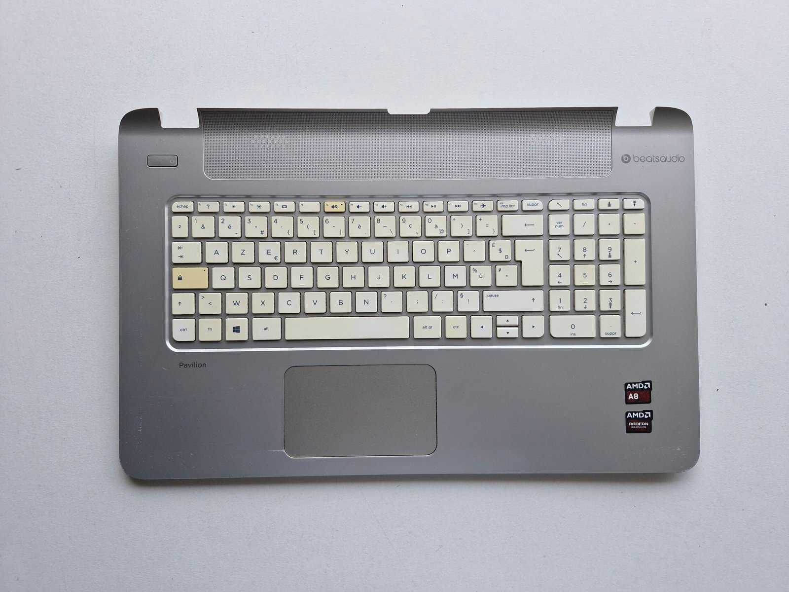 Clavier AZERTY + Top Case Palmrest + Touchpad HP Pavilion 17-f213nf Beats Audio