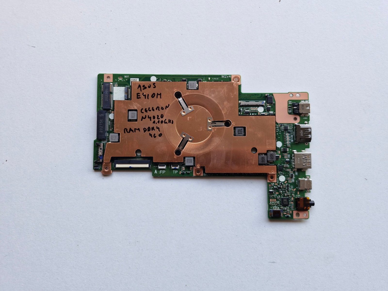 Carte Mère ASUS E410M E410MA Intel Celeron N4020 4Go RAM DDR4 Originale
