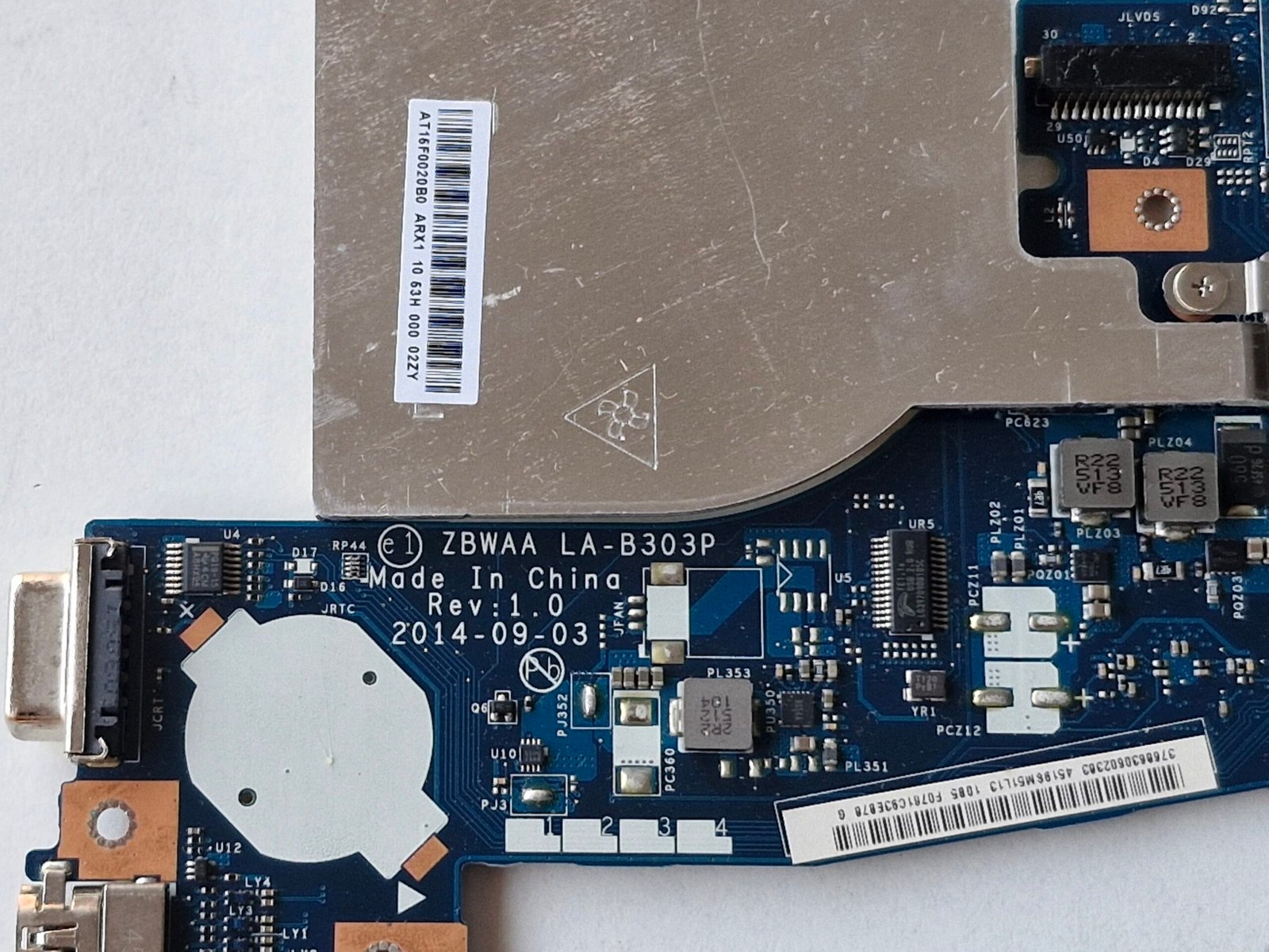 Carte Mère Toshiba Satellite C50-B-189 ZBWAA LA-B303P Rev 1.0 Intel Celeron – Image 2